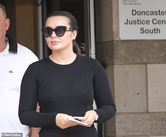 Pictured: Winstanley at Doncaster Magistrates Court case in August