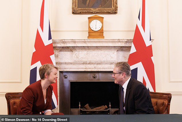 Yvette Cooper was shifted from the key job of Home Secretary following a grim summer of protests over small boats and migrant hotels - to be replaced by harder-line Shabana Mahmood