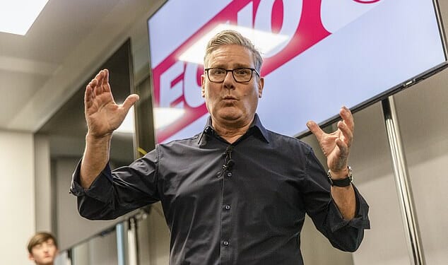 Floundering Keir Starmer is pleading with Labour to keep the faith today as he kicks off a tumultuous conference