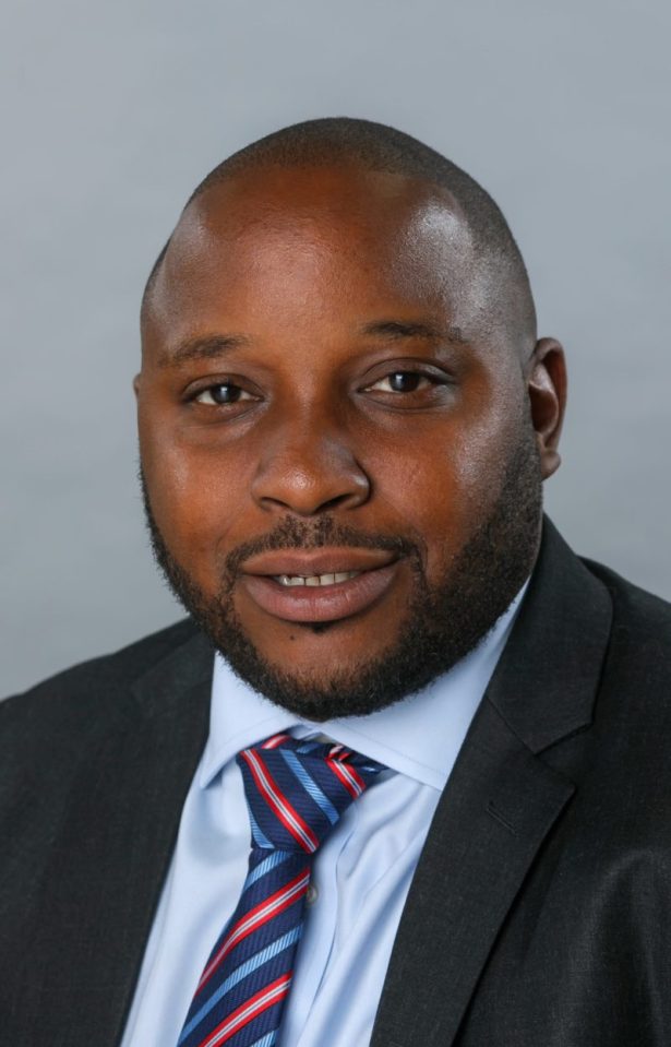 Portrait of Daniel Lee-Phakoe Daniel, a Newham businessman.