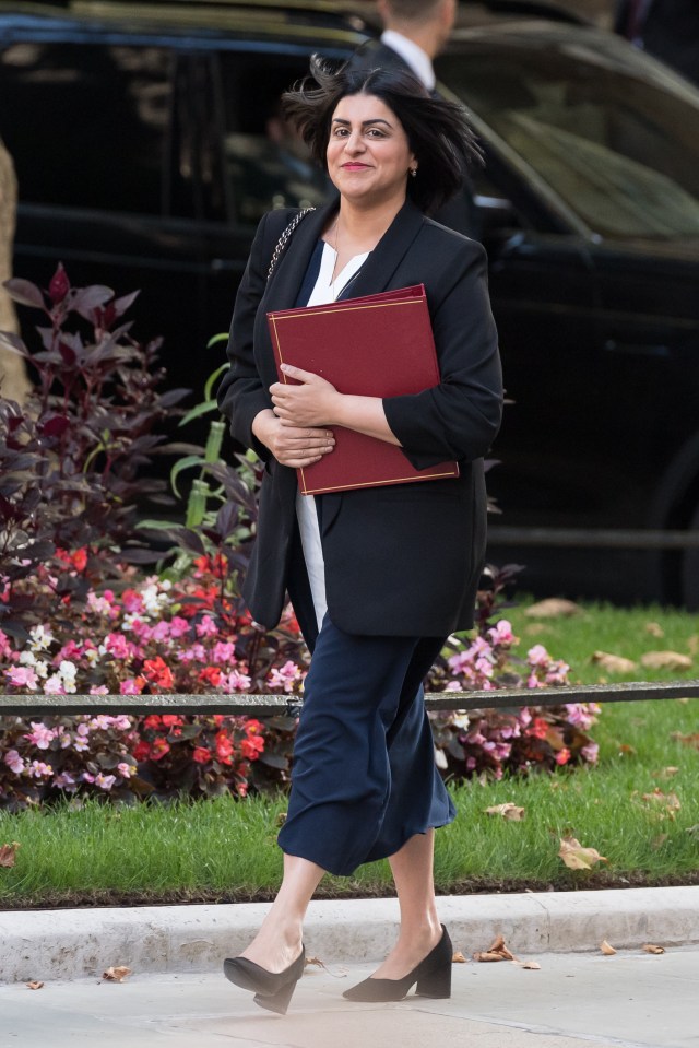 Secretary of State for the Home Department Shabana Mahmood arrives in Downing Street.