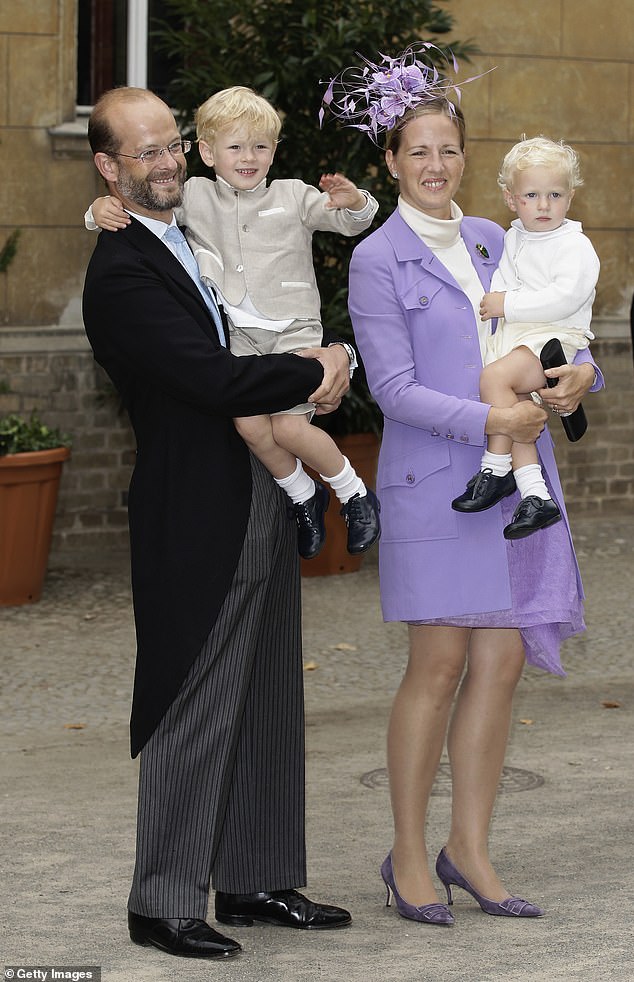 The Daily Mail understands that Paola (pictured, right) has separated from Lord Nicholas Windsorv(pictured, left), younger son of the Duke and Duchess of Kent