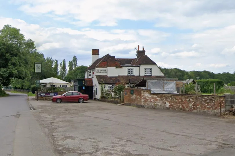 The Three Compasses pub in Alfold.