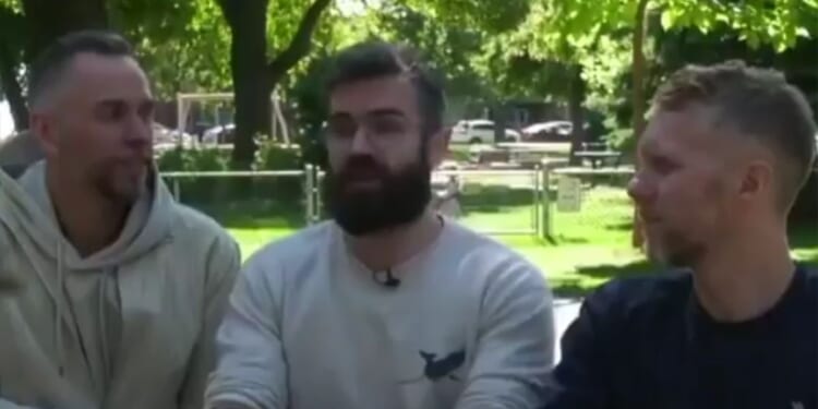 A gay "throuple" in Quebec, Canada, is facing backlash online after they shared their story of adopting a 3-year-old girl.