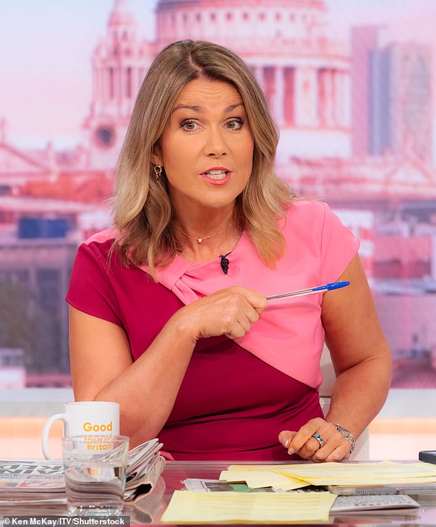 Susanna Reid was among the ITV staff who were told their breakfast canteen would be no longer due to budget cuts