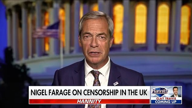 Nigel Farage has also weighed in, issuing a stark warning to Americans to protect their First Amendment rights