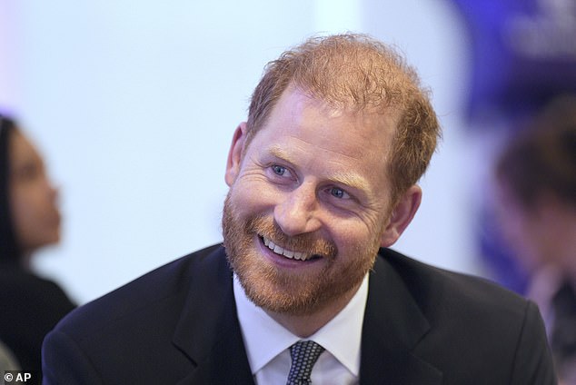 The Duke of Sussex , 39, touched down in the UK for the first time in five months on Monday