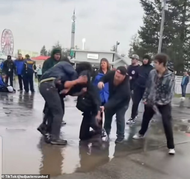 It remains unclear what prompted the altercation