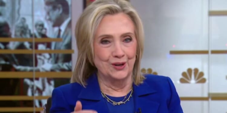 Wednesday on MSNBC, Hillary Clinton attacked President Donald Trump as an authoritarian who targets free speech.