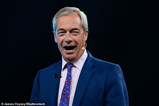 Reform UK leader Nigel Farage has described the emergence of Union Jack flags across Britain as a two-fingered salute to 'our gutless leaders'