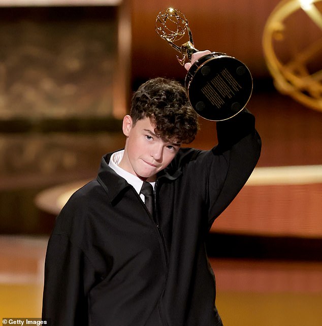 His assured but humble acceptance speech for his Outstanding Supporting Actor award at the Emmys in a historic win left few in doubt he would be a future star