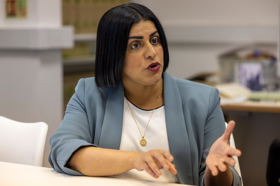 Shabana Mahmood speaking to Sun on Sunday Political Editor Kate Ferguson.