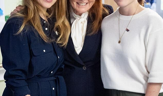 Royal experts have revealed what might happen to Princess Beatrice and Eugenie after Fergie's leaked email. Pictured together on a visit to the Teenage Cancer Trust in April