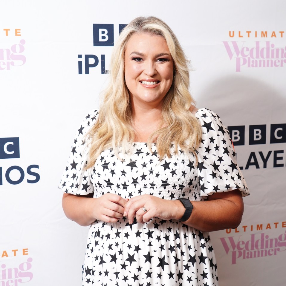 Photo of Sara Davies at the Ultimate Wedding Planner event.