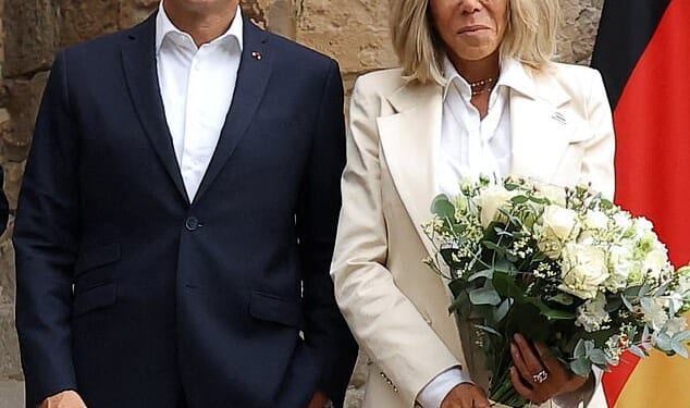 The defamation lawsuit, filed in Delaware in July, has sparked a fierce response from Owens, who is now accusing the Macrons of launching a 'baseless' legal campaign to silence her reporting. Pictured: French President Emmanuel Macron and his wife Brigitte