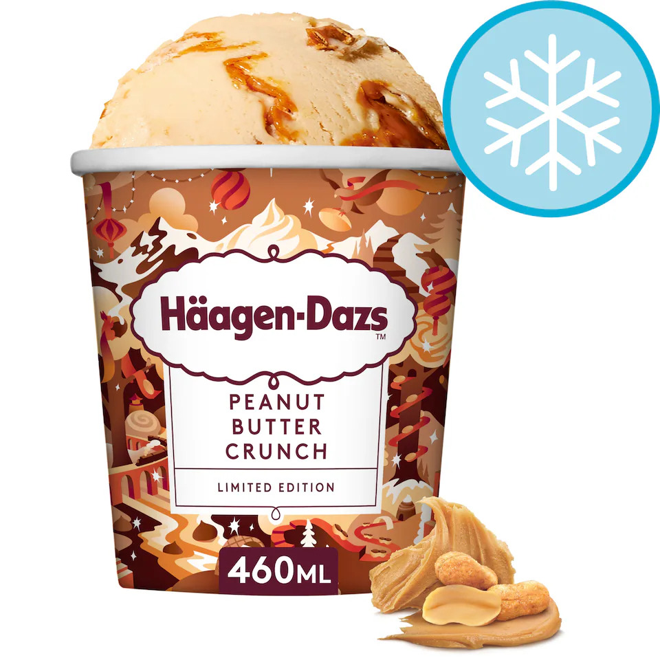 Häagen-Dazs Peanut Butter Crunch ice cream (460ml), limited edition.