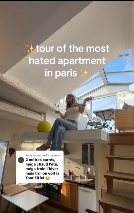 I live in the most hated apartment in Paris with 5 floors & a glass cube - but at least I can see the Eiffel Tower, , https://www.tiktok.com/@spamdistorfi/video/7539988007437405462
