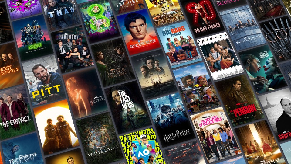Collage of various movies and TV shows from different streaming services.