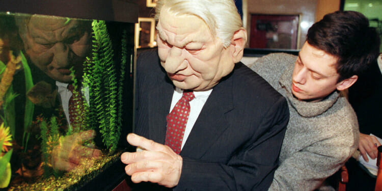 In the Kimmel drama, echoes of a 1990s Russian puppet show