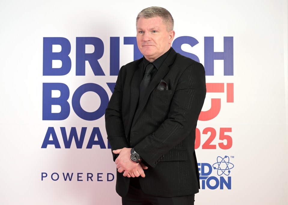Ricky Hatton at the British Boxing Awards 2025.