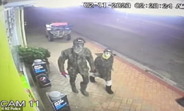 Tom Phillips and his children were captured on CCTV multiple times in 2023