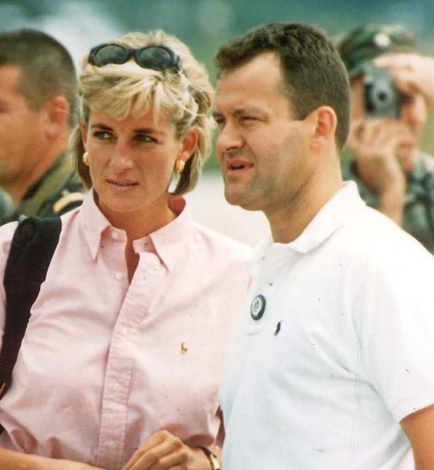 To many, Burrell is a divisive figure who has been accused of capitalising on his reputation as Diana’s ‘rock’ and turning it into a cash machine