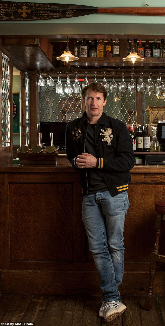 Singer James Blunt owns The Fox and Pheasant in Fulham, an old-fashioned country-style pub