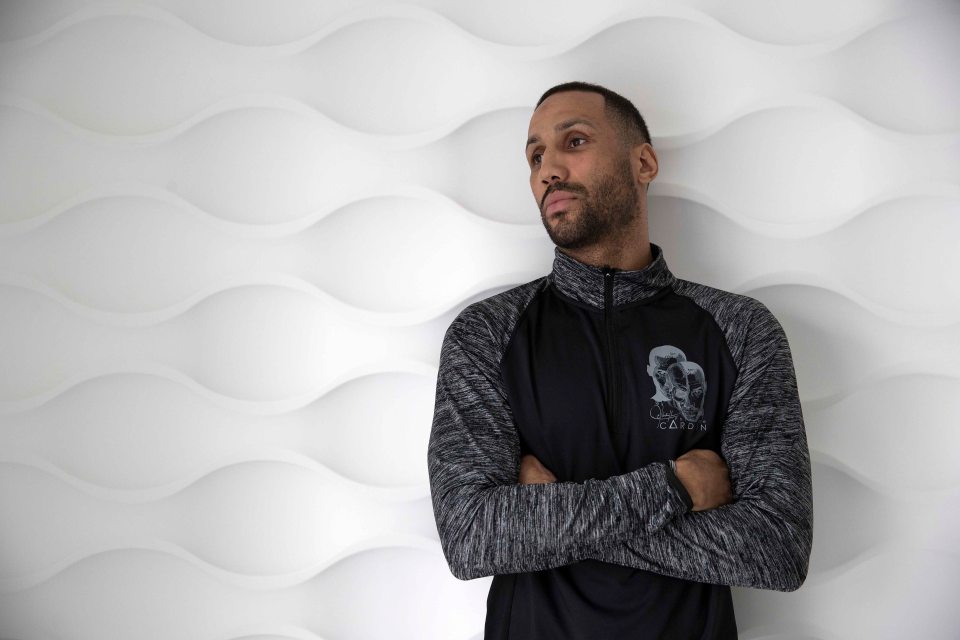 Portrait of James DeGale, former world and Olympic champion boxer.
