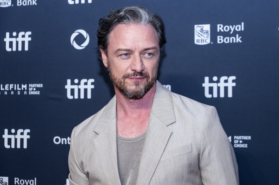 James McAvoy at the Toronto International Film Festival.