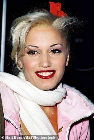 Gwen Stefani is pictured in 2000 looking identical to J. Lo