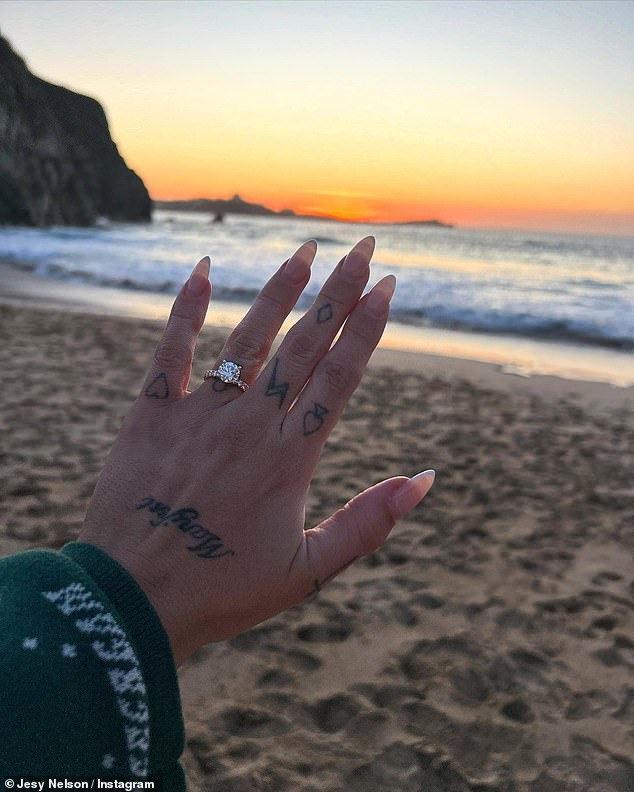 The former Little Mix star took to Instagram on Thursday and shared a heartwarming snap showing off her new ring after Zion popped the question