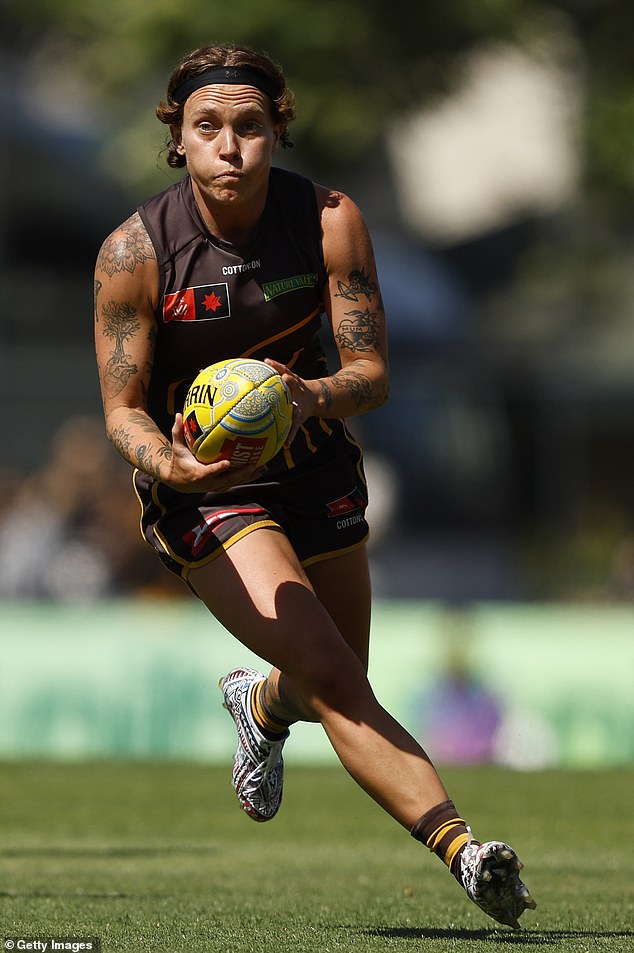 Daily Mail previously revealed how Kath has been staying with Hawthorn star Tilley, 29, during the AFLW off-season