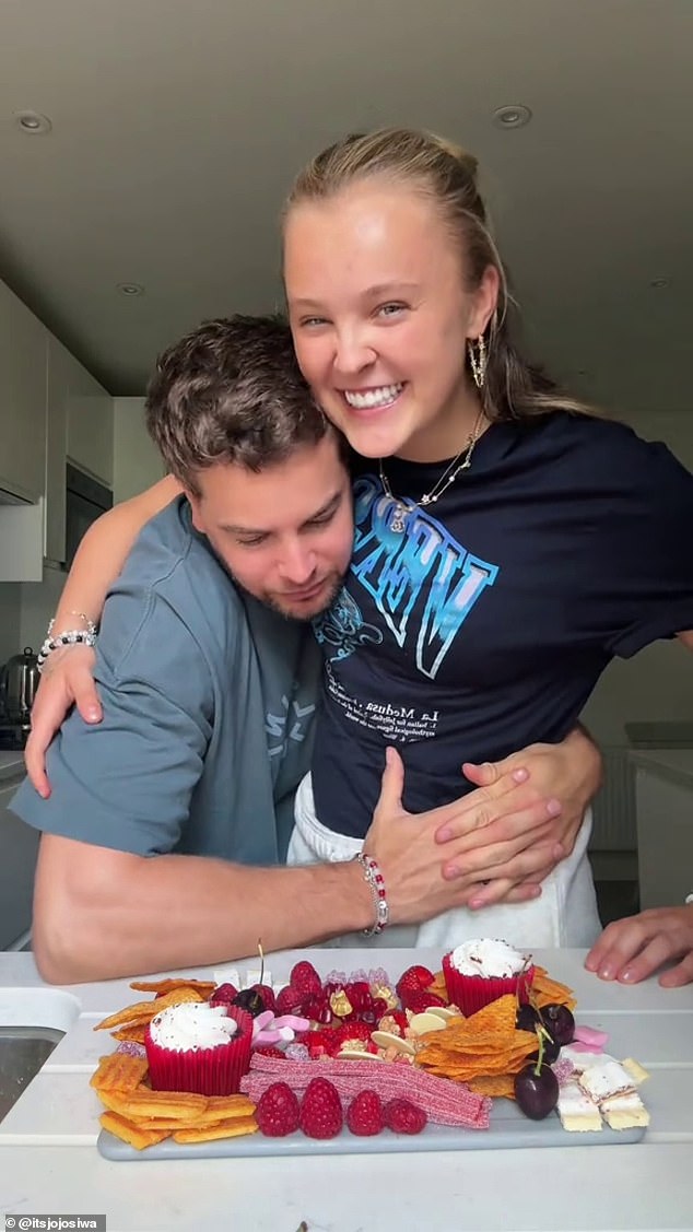JoJo Siwa has taken a swipe at her ex Kath Ebbs after they debuted their new partner, while also opening up on wedding plans to Chris Hughes