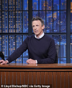 Seth Meyers responded to what he called President Donald Trump's 'crackdown on free speech' by sarcastically praising the commander in chief on his show Thursday night