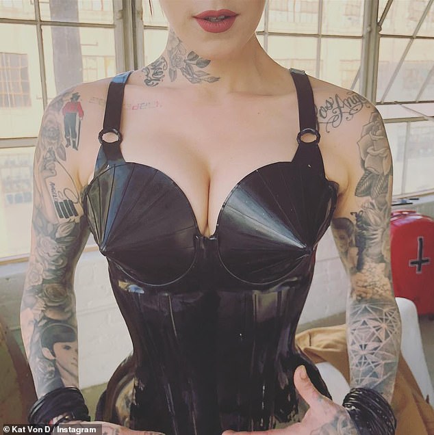 Kat pictured in 2018 before she began the process