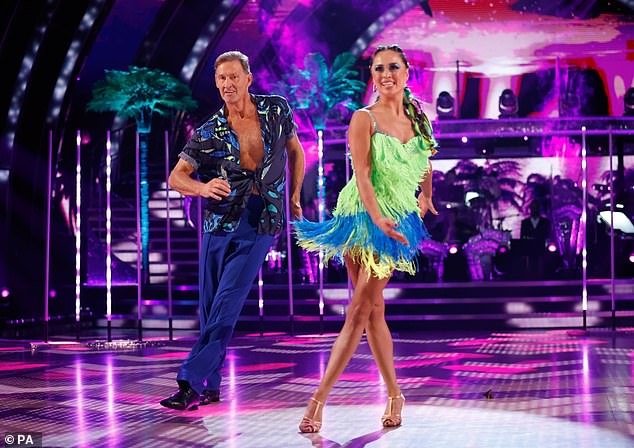 A few series later there were rumours of a feud between the Russian dancer and her 2022 partner Tony Adams , as sources said she was 'working him too hard' in rehearsals and it was causing tension (seen together in 2022)