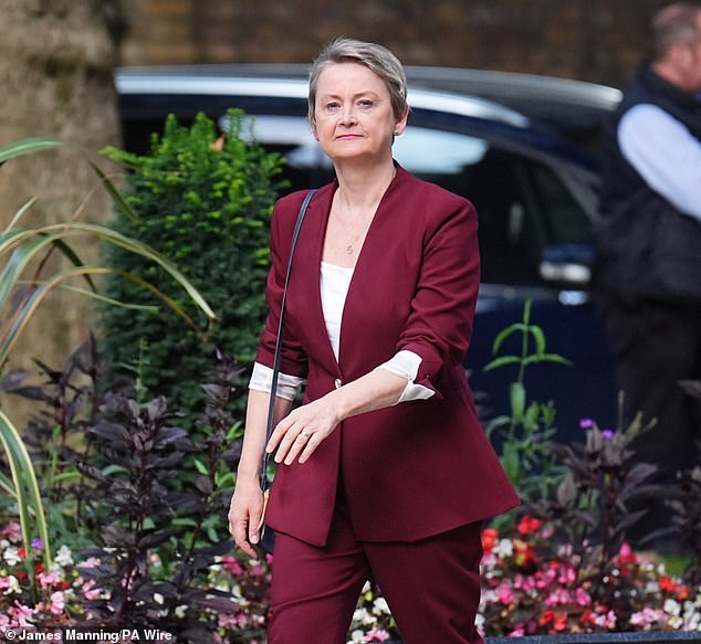 The shake-up sees Yvette Cooper (pictured) moved from the Home Office after failing to tackle the small-boats crisis. She is replaced with tough-talking former justice secretary Shabana Mahmood, while Ms Cooper was moved to the Foreign Office