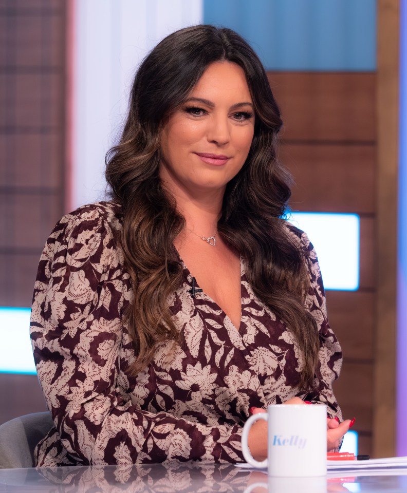 Kelly Brook on the Loose Women TV show.