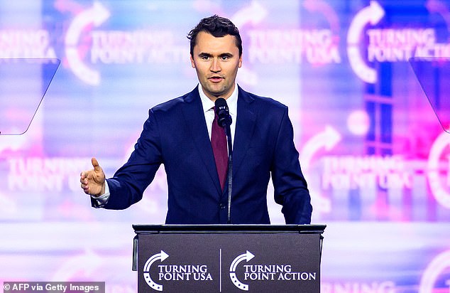 Many of Kardashian's fans were vocally opposed to Kirk due to his anti-abortion, anti-immigrant, anti-transgender and pro-Second Amendment views; pictured in December 2024 in Phoenix, Ariz.