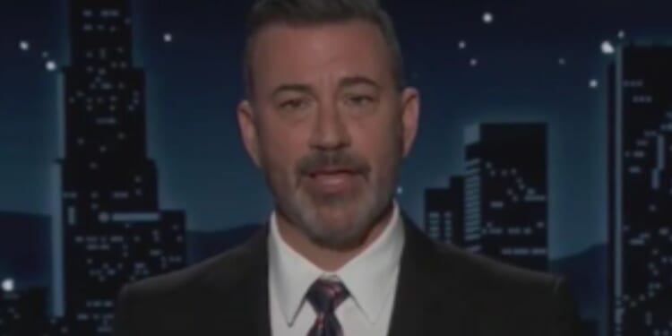 Jimmy Kimmel returned to his show on Tuesday night and immediately lied about his suspension, complete with some fake tears.