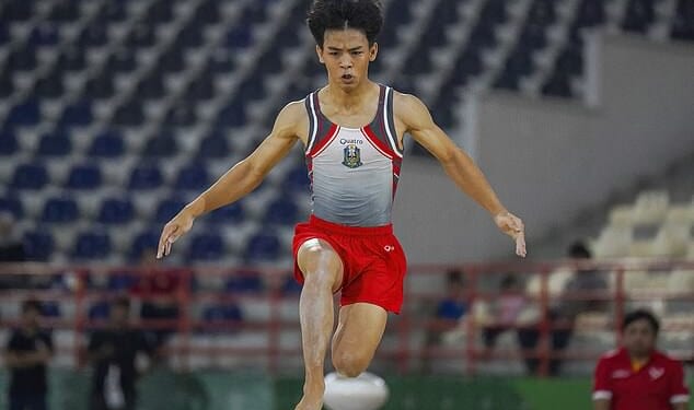 Naufal Takdir Al Bari, 19, died of a neck injury sustained in practice in Russia in September