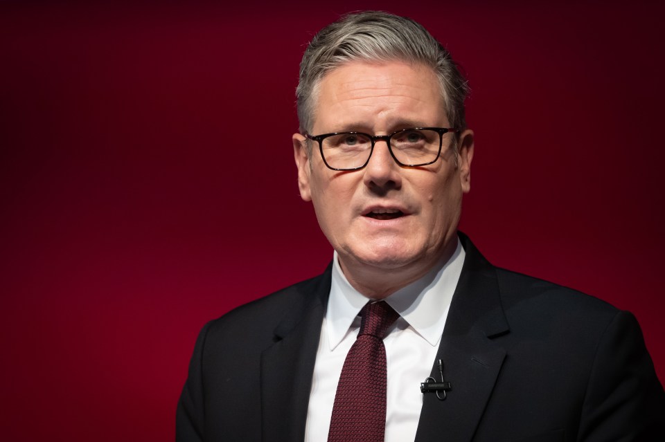 UK Prime Minister Sir Keir Starmer speaking at the 2025 Welsh Labour party conference.