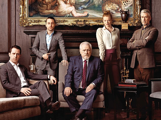 Rupert, who created a media empire out of one Australian newspaper, was the inspiration for the hit TV series Succession (pictured). Like the fictional version, this real-life fight pitted the children of the powerful patriarch against each other