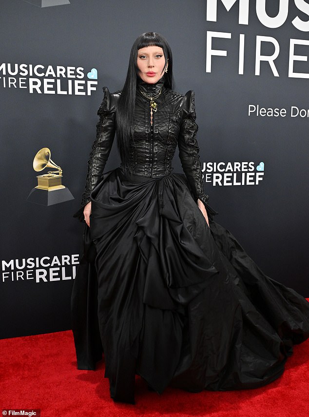 Lady Gaga, 39, made the tough decision to cancel her Mayhem Ball concert in Miami, Florida tonight, just minutes before showtime, due to a medical issue; Pictured in February