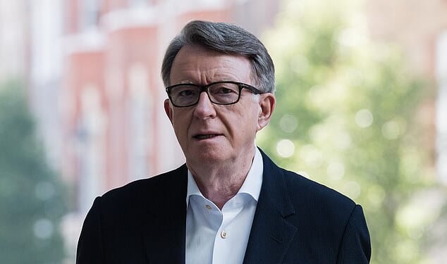 Lord Mandelson has left his official residence in Washington - but remains on the Foreign Office payroll