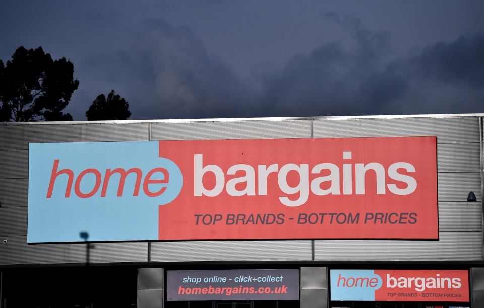 Home Bargains store exterior.