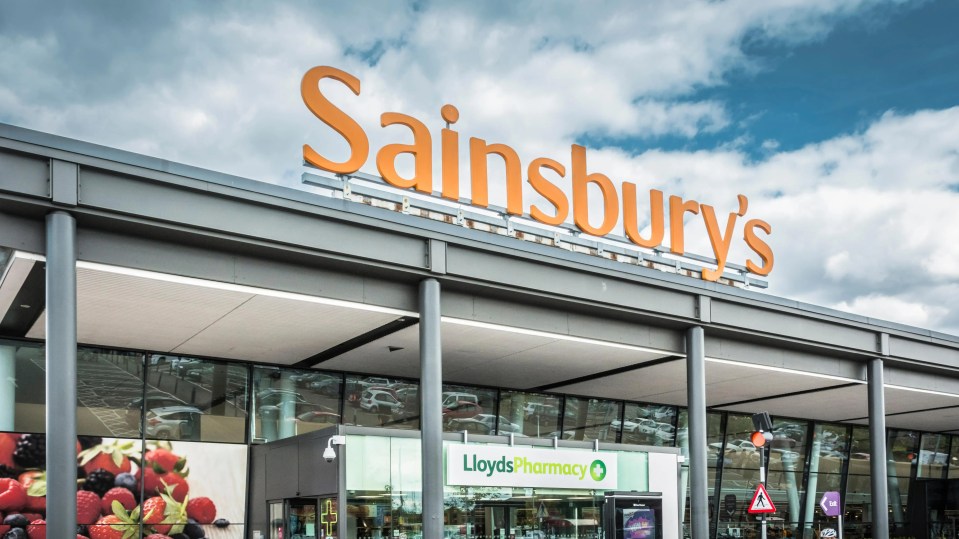 Sainsbury's supermarket exterior.