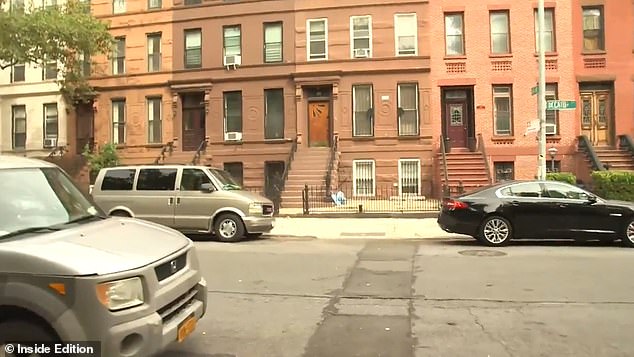 The Bedford-Stuyvesant block in Brooklyn where the crime took place