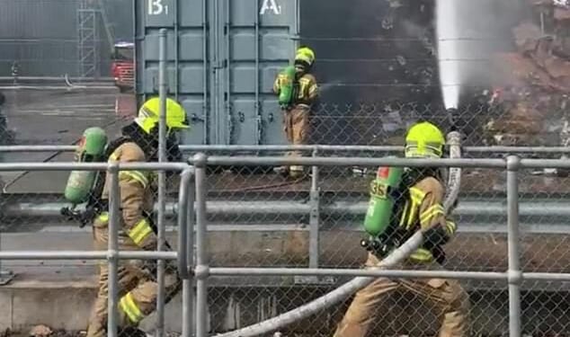 Massive fire erupts at Opal Paper Mill as almost 100 firefighters fight the flames in Sydney's east