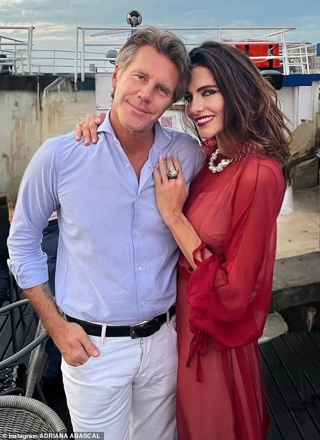 Mexican model Adriana Abascal could be Italy's very glamorous First Lady if Prince Emanuel Filiberto decides to relaunch his politics campaign (pictured behind the scenes of their Dior campaign)